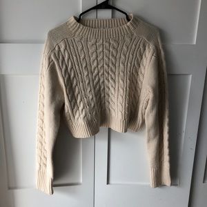 Cream sweater